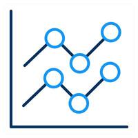 Diagram and chart icon concept vector