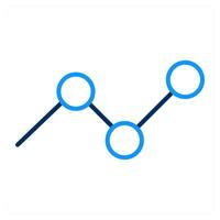 Statistics and stock icon concept vector