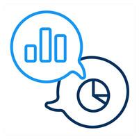 Statistics and stock icon concept vector
