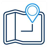 Gps and location icon concept vector