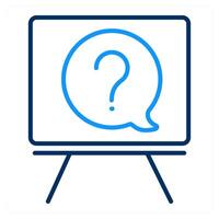 Information and help icon concept vector