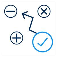 Calculation and math icon concept vector