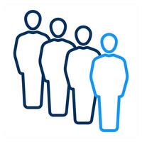 Group and team icon concept vector