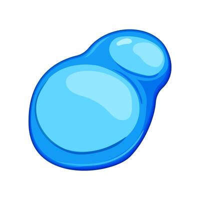 ripple colorful liquid shapes cartoon illustration