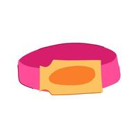 identification event bracelet cartoon illustration vector