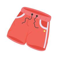 An editable icon of shorts in modern flat style, beachwear vector