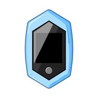 spo2 pulse oximeter cartoon illustration vector