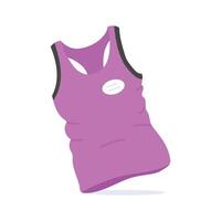 Trendy hand drawn icon of tank top in editable design vector