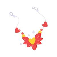 Get this creative icon of necklace in modern style vector