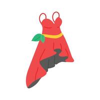 An eye catching icon of tail dress in modern style vector