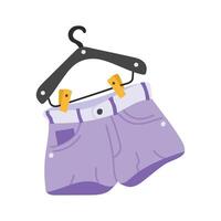 Stylish summer shorts design in modern style vector