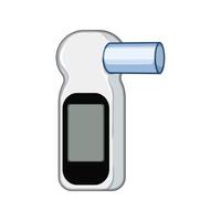 function spirometer cartoon illustration vector
