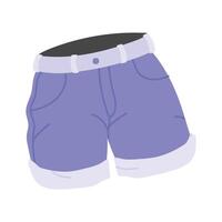 Stylish summer shorts design in modern style vector