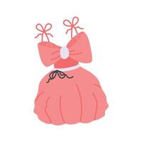 Take a look at this amazing icon of bow dress in modern style vector