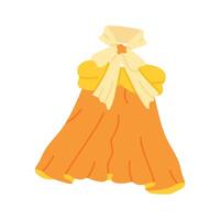 Check this creative icon of ribboned gown in modern style vector