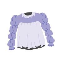 Take a look at this amazing icon of ruffled blouse in modern style vector