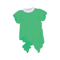 Simple midi dress with a comfortable and casual design vector