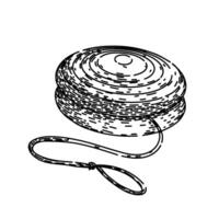 loop yo yo sketch hand drawn vector