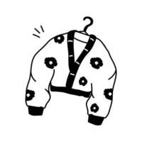 Get this creative icon of jacket in modern style vector