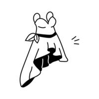 An eye catching icon of tail dress in modern style vector