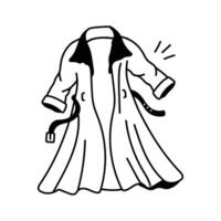 Get this amazing icon of overcoat in modern style vector