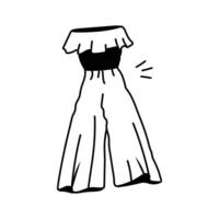 Eye catching icon of jumpsuit in modern style, ready to use vector