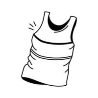 Get this creative icon of tank top in modern style vector