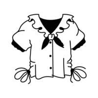Have a look at this amazing icon of cardigan in trendy style vector