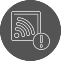 Cast Grey Outline Style Icon vector