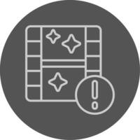 Camera roll Grey Outline Style Icon vector