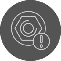 Toolbox Grey Outline Style Icon vector
