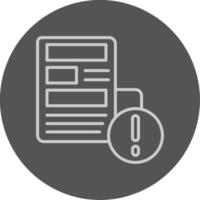 News Grey Outline Style Icon vector