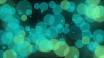 Calm Bokeh Light Effect Background, Soft Focused Light Orbs Animation video