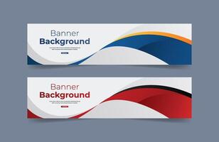 Abstract banner background vector