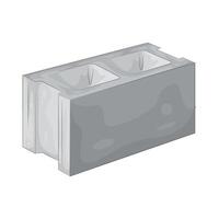 Illustration of concrete block vector
