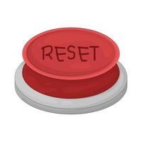 Illustration of Restart Button vector