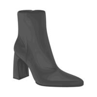 Illustration of ankle boots vector