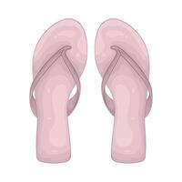 Illustration of sandals vector