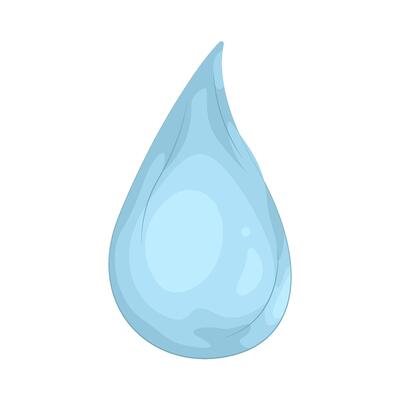 Illustration of water drop
