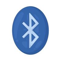 Illustration of Bluetooth vector