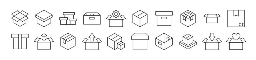 Box as Post and Delivery vector