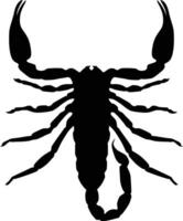 silhouette of a scorpion vector