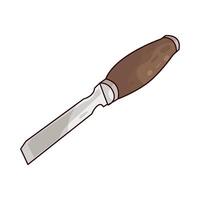 Illustration of chisel vector
