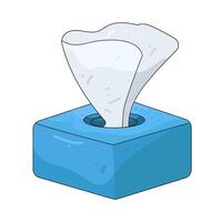 Illustration of tissue box vector