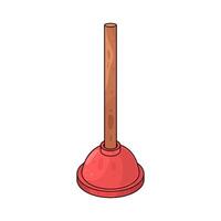 Illustration of plunger vector