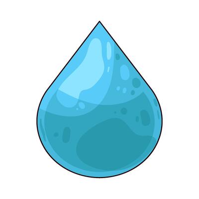 Illustration of Dew drops