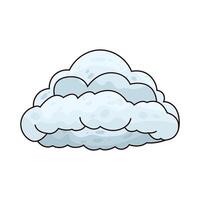Illustration of cloudy vector
