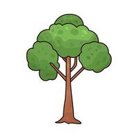 Illustration of tree vector