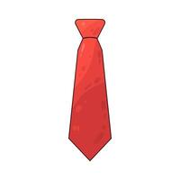 Illustration of tie vector
