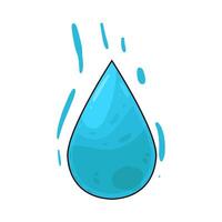 Illustration of water drop vector